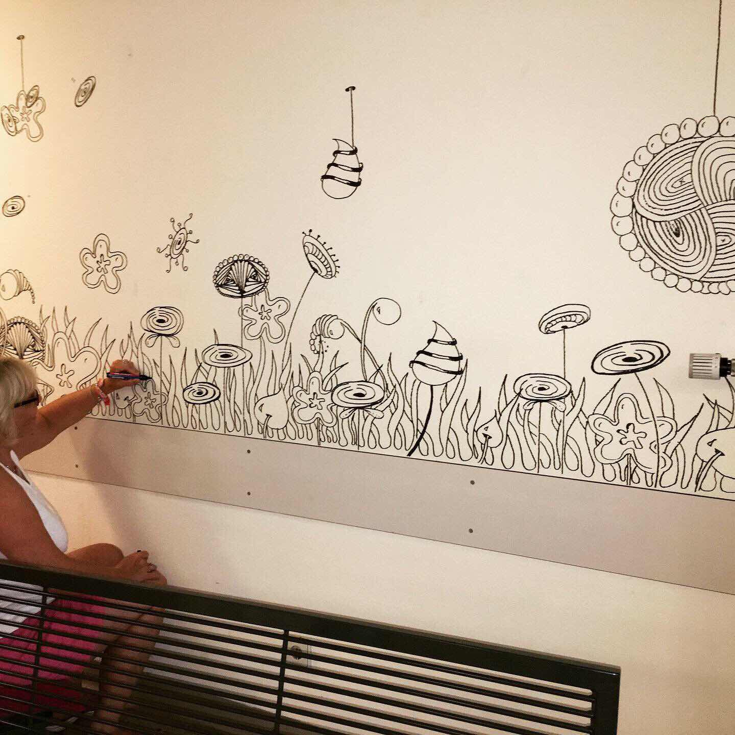 Zentangle XXL Walltangling altonale Event
