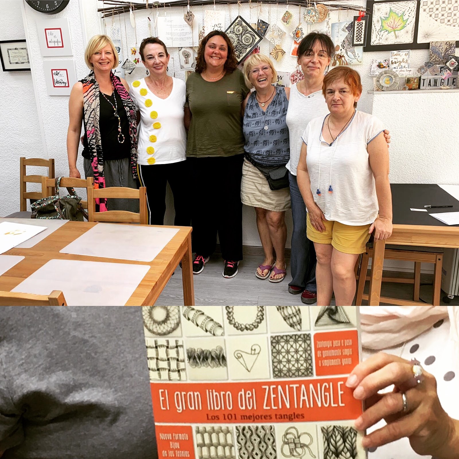 Zentangle Booksiging in Madrid