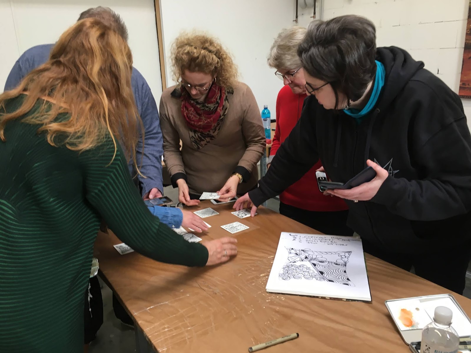 Zentangle Workshop bei boesner in Bremen